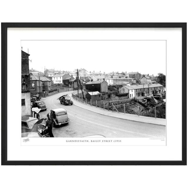 'Garndiffaith, Bailey Street C1955' - Picture Frame Photograph Print on Paper The Francis Frith Collection Size: 60cm H x 80cm W x 2.3cm D on Productcaster.