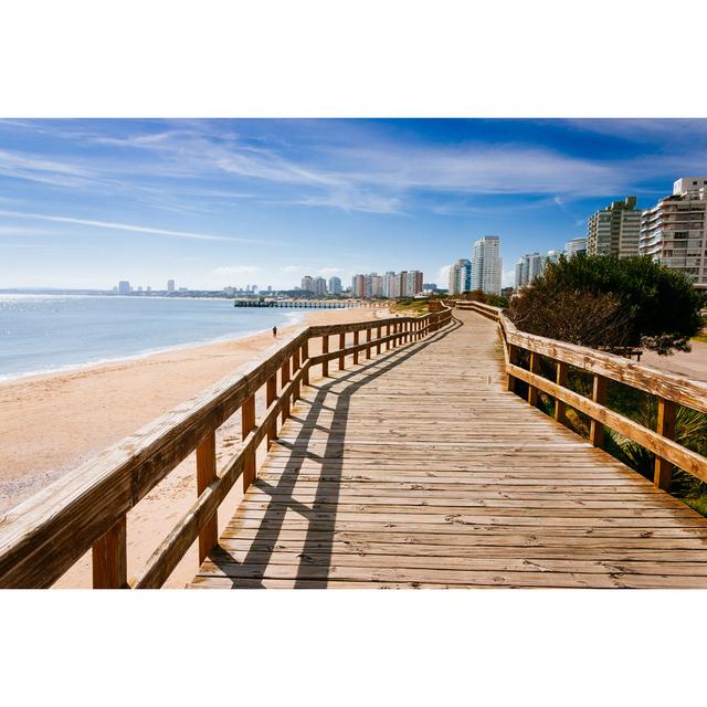 Deck At The Beach In Punta Del Este House of Hampton Size: 61cm H x 91cm W on Productcaster.