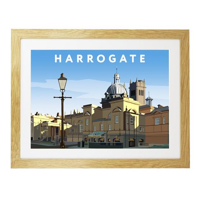 Harrogate 3 by Richard O'Neil - Print East Urban Home Format: Oak Wood Frame, Size: 44 cm H x 54 cm W x 2.2 cm D on Productcaster.