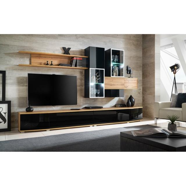 Luana Entertainment Unit for TVs up to 78" Ebern Designs on Productcaster.