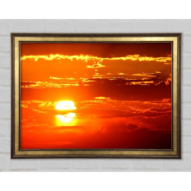 Sun In The Sky - Single Picture Frame Art Prints Ebern Designs Size: 59.7cm H x 84.1cm W x 1.5cm D on Productcaster.