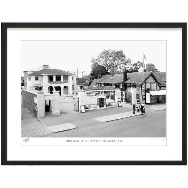 'Horsham, the Capitol Theatre 1924' by Francis Frith - Picture Frame Photograph Print on Paper The Francis Frith Collection Size: 60cm H x 80cm W x 2. on Productcaster.