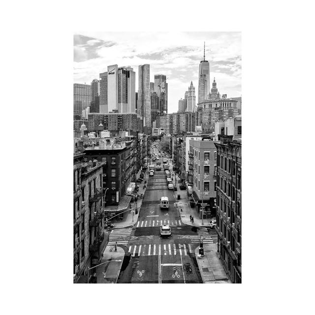 Downtown NYC by Philippe Hugonnard - Wrapped Canvas Gallery-Wrapped Canvas Giclée Latitude Run Size: 30.48cm H x 20.32cm W x 1.90cm D on Productcaster.