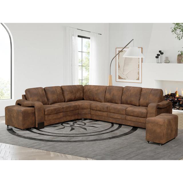 Molinell Upholstered Corner Sofa Ebern Designs Orientation: Left Hand Facing on Productcaster.