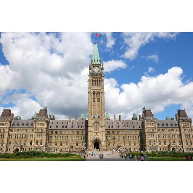 Canadian House Of Parliament by Questchen - Wrapped Canvas Print 17 Stories Size: 30cm H x 46cm W on Productcaster.