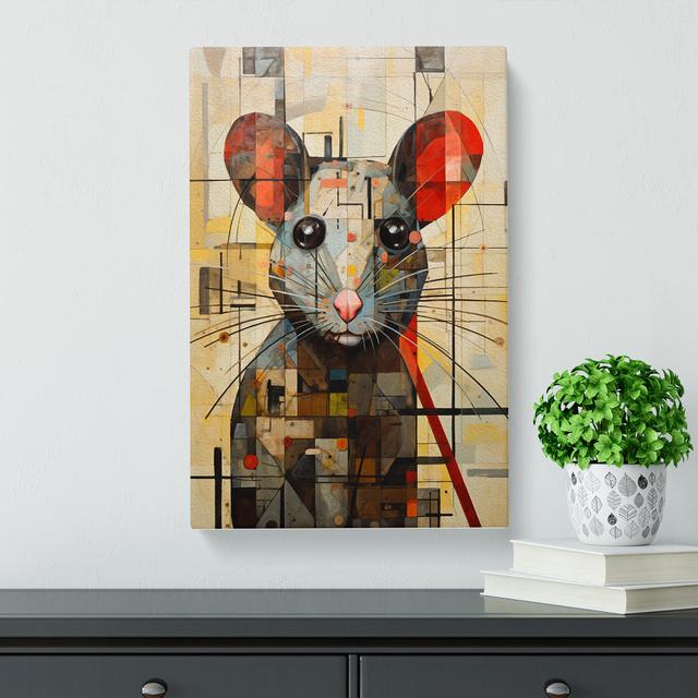 Rat Constructivism - Single Picture Frame Print Marlow Home Co. Size: 76cm H x 50cm W x 3cm D on Productcaster.