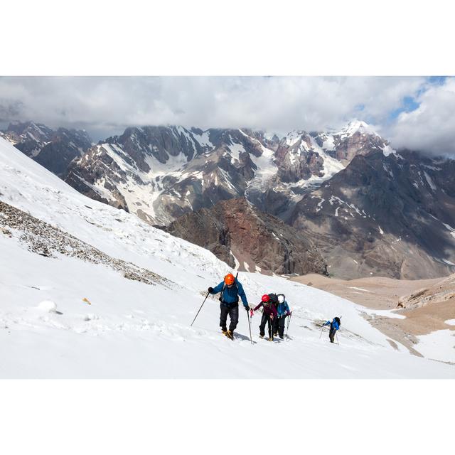 Group Of Hikers Walking by AlexBrylov - Wrapped Canvas Print Alpen Home Size: 81cm H x 122cm W on Productcaster.