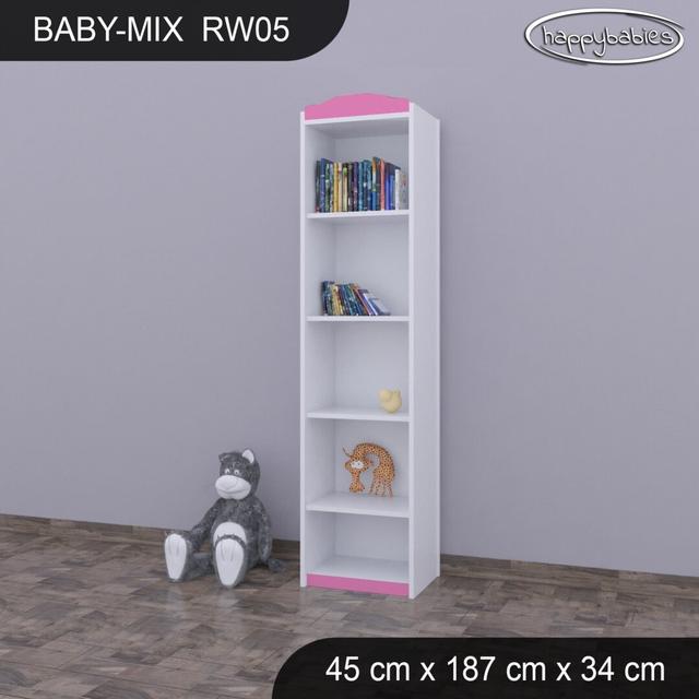 Baby Mix 187cm H Kids Cube Happy Babies Colour: Pink, Size: 187cm H x 45cm W x 34cm D on Productcaster.