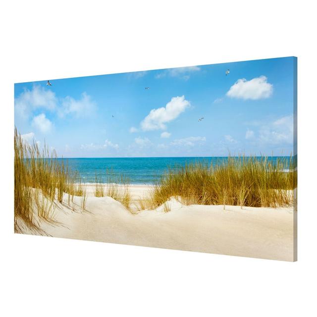 Magnettafel Strand an der Nordsee Haus am Meer on Productcaster.