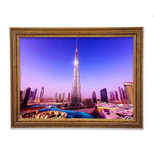 Worlds Tallest Tower Burj Khalifa - Print Bright Star Size: 59.1cm H x 84.1cm W on Productcaster.