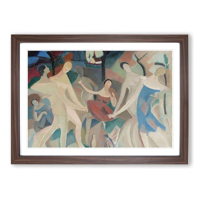 Joy in the Woods by Alice Bailly - Picture Frame Painting East Urban Home Size: 36cm H x 48cm W x 2cm D, Frame Option: Walnut Framed on Productcaster.