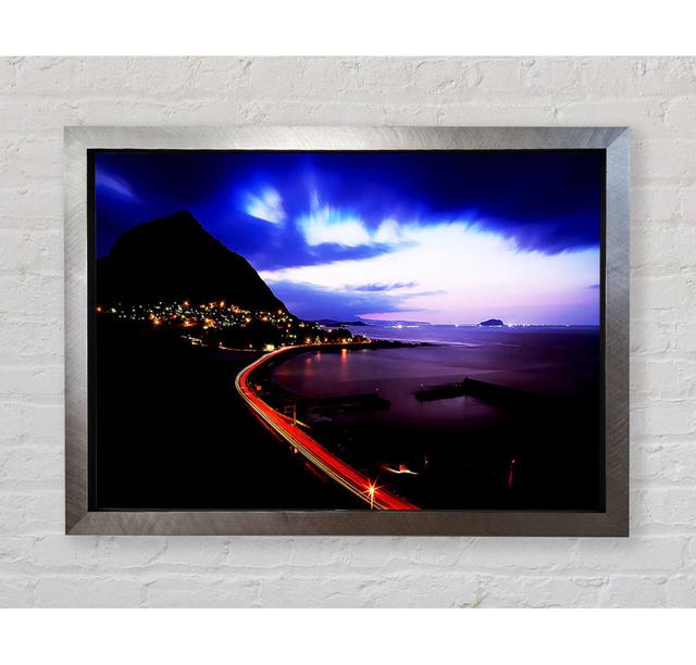 The Road Past The Ocean Framed Print Bright Star Size: 59.7cm H x 84.1cm W on Productcaster.