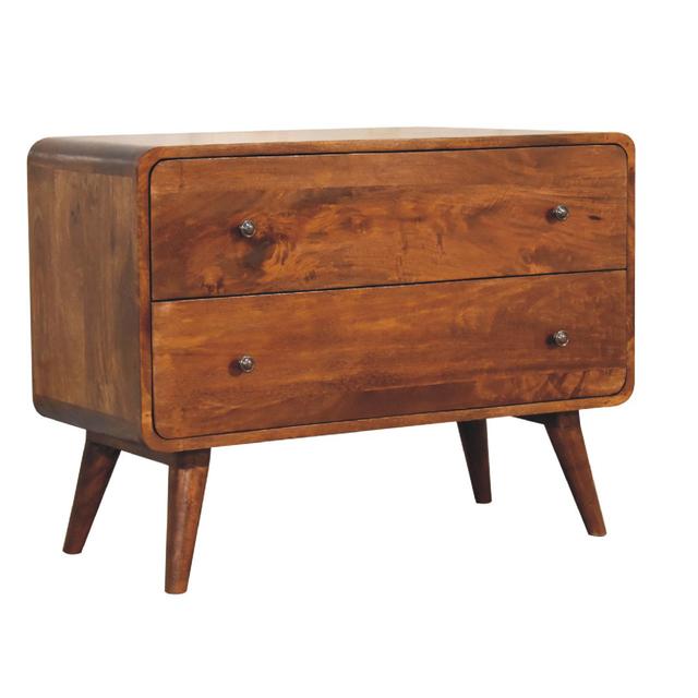 Dolphus Solid Wood 2 - Drawer Rectangle Accent Chest Union Rustic on Productcaster.