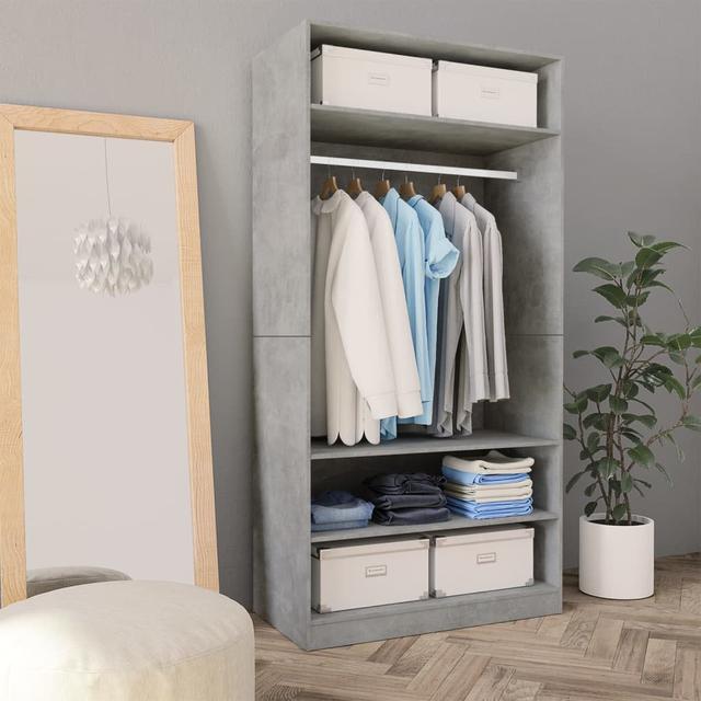 Ambrea 100cm Closet System Rebrilliant Finish: Concrete Grey on Productcaster.