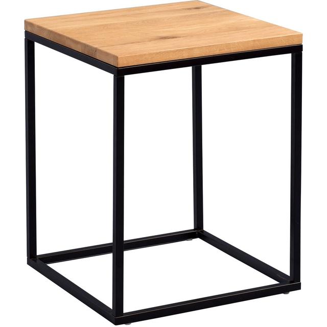 Stark Side Table Brayden Studio Frame Colour: Black on Productcaster.