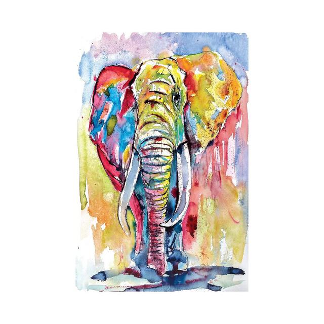 Majestic African Elephant by Anna Brigitta Kovacs - Wrapped Canvas Graphic Art Latitude Vive Size: 66.04cm H x 45.72cm W x 1.91cm D on Productcaster.