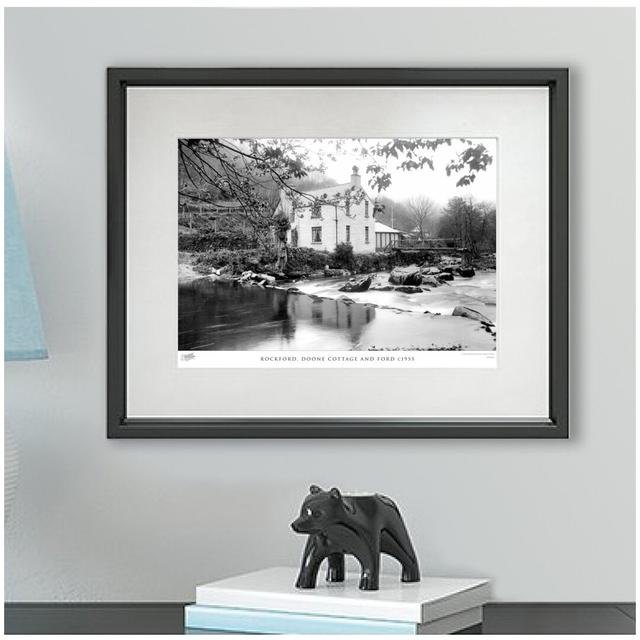 Rockford, Doone Cottage And Ford C1955 by Francis Frith - Single Picture Frame Print The Francis Frith Collection Size: 40cm H x 50cm W x 2.3cm D on Productcaster.