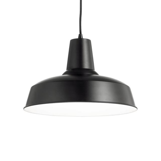 Valor 1 - Light Dome Pendant August Grove Finish: Black on Productcaster.