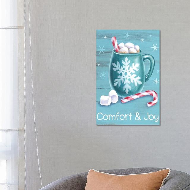 Peppermint Cocoa III-Comfort & Joy by Kelsey Wilson - Wrapped Canvas Print The Seasonal Aisle on Productcaster.