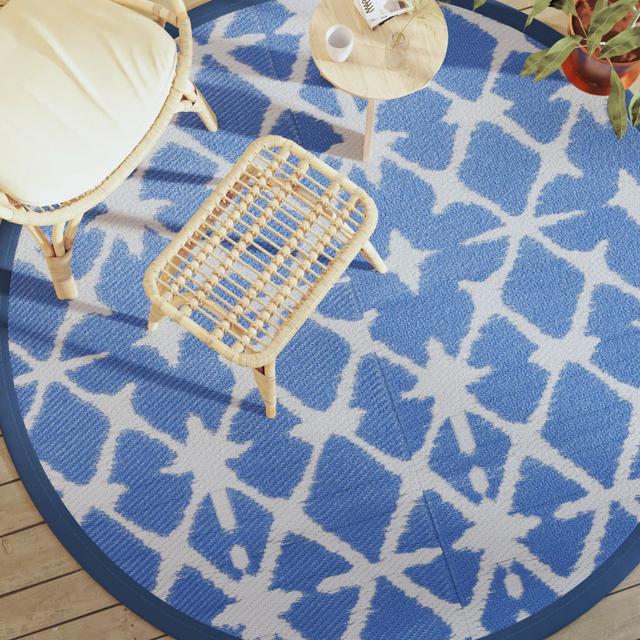 Round Allar Machine Woven Area Rug 17 Stories Rug Size: Round 200 cm on Productcaster.