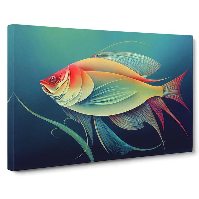 Fish Portrait Vol.3 House of Hampton Size: 40cm H x 60cm W x 3cm D on Productcaster.