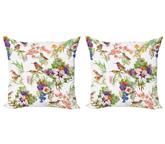 Dekokissen Floral (Set of 2) East Urban Home on Productcaster.