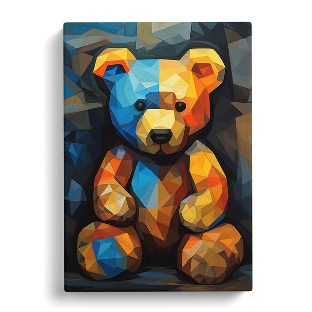 Teddy Bear Cubism No.2 - Print Marlow Home Co. Size: 76cm H x 50cm W x 3cm D on Productcaster.