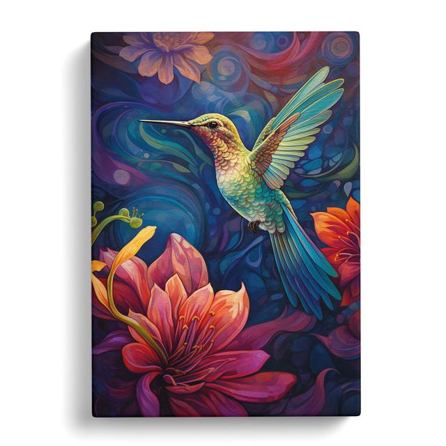 Hummingbird Symbolism - No Frame Art Prints Marlow Home Co. Size: 76cm H x 50cm W x 3cm D on Productcaster.