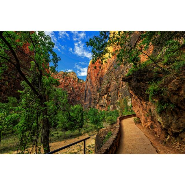 Fairman Riverwalk To The Narrows - Wrapped Canvas Photograph Alpen Home Size: 20cm H x 30cm W x 3.8cm D on Productcaster.