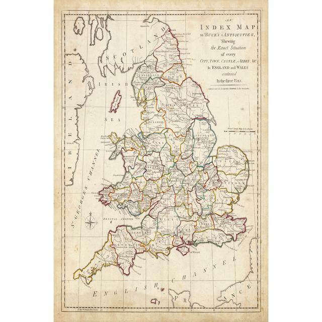 Towns, Castles & Abbeys In England & Wales Maturi Size: 122cm H x 81cm W x 3.8cm D on Productcaster.