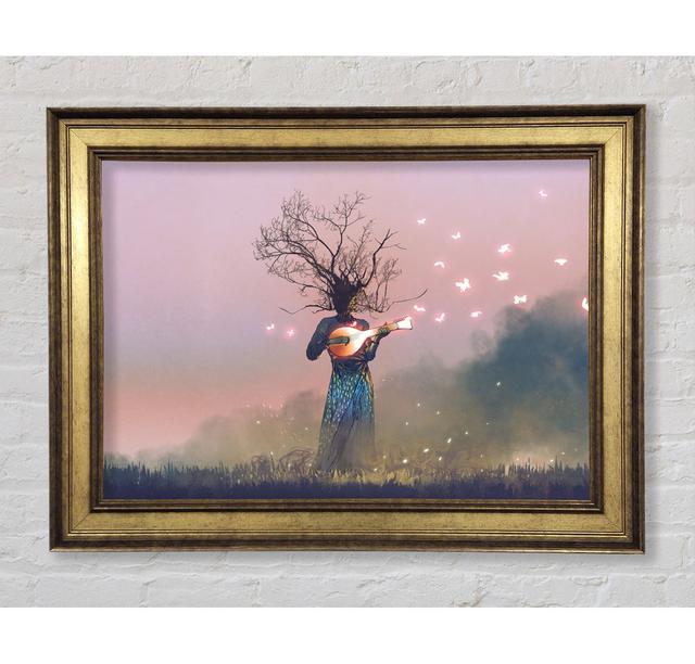 The Tree Playing The Mandolin - Single Picture Frame Art Prints Bright Star Size: 29.7cm H x 42cm W x 8cm D on Productcaster.