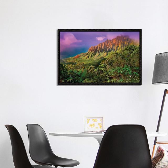 Napali Coast, Napali State Park II by Susanne Kremer - Gallery-Wrapped Canvas Giclée on Canvas Alpen Home Format: Black Framed, Size: 66.04cm H x 101. on Productcaster.