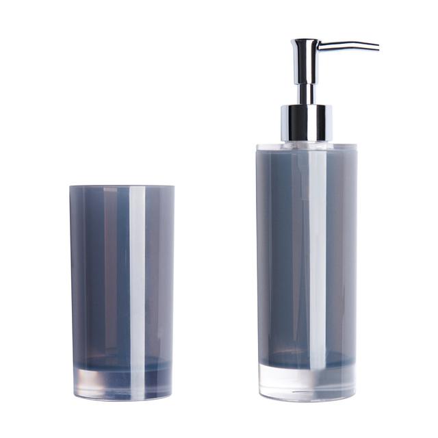 Spa Bathroom Accessory Set Excelsa Colour: Grey on Productcaster.