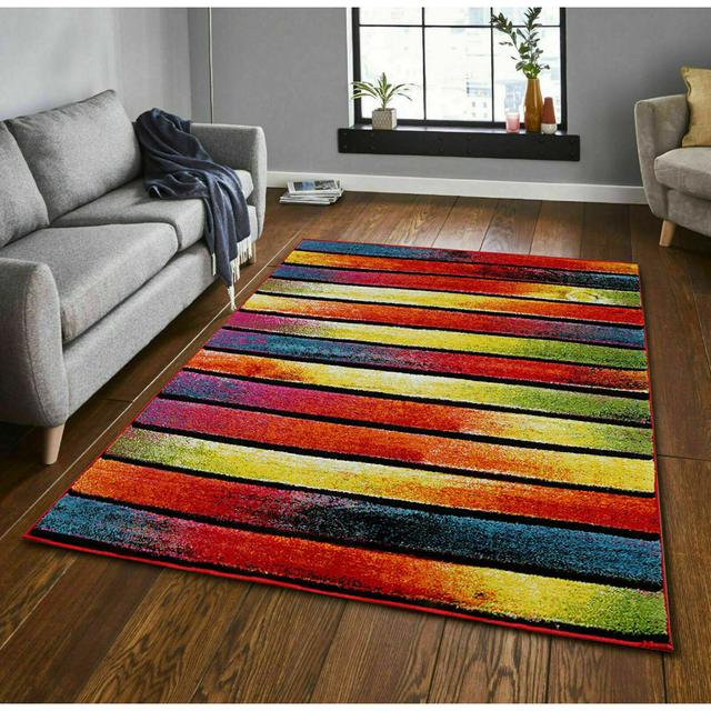 Modern Design Hand Carved Multi-Color Small Large Luxury Carpets Floor Area Rugs Ivy Bronx Rug Size: Rectangle 120 x 170cm on Productcaster.