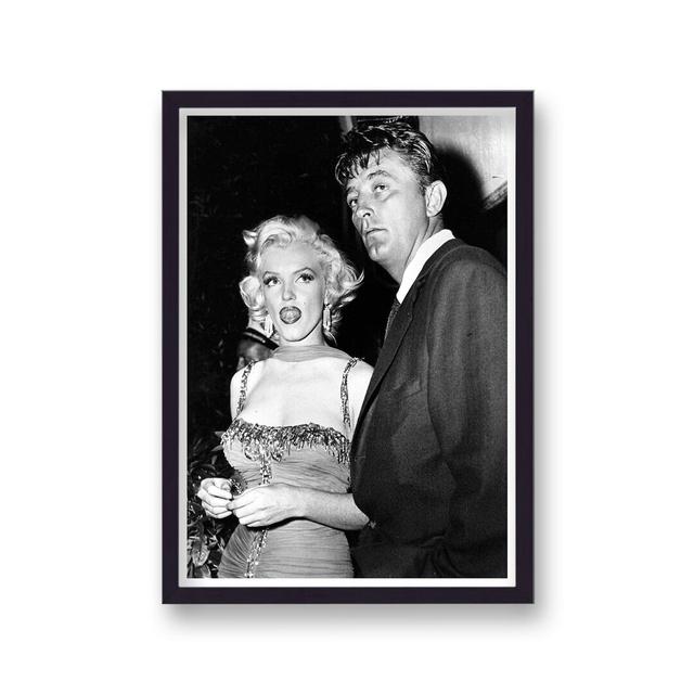 Marilyn Monroe With Actor Robert Mitchum - Single Picture Frame Print George Oliver on Productcaster.