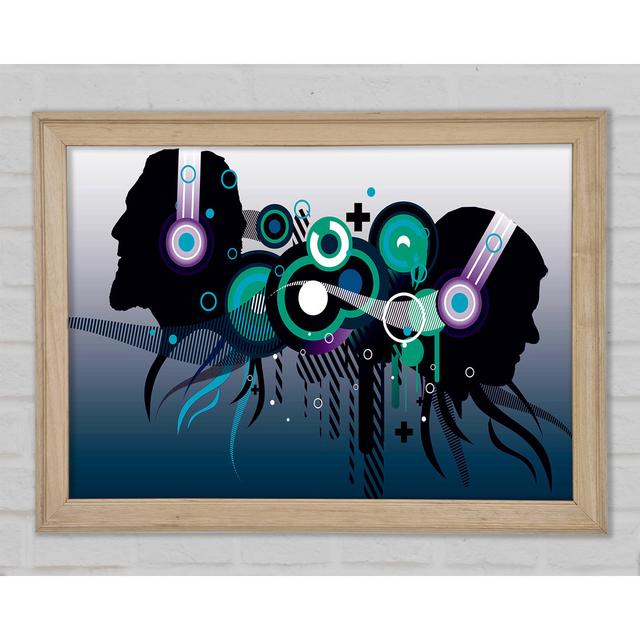 Talking Heads Framed Print Ivy Bronx Size: 29.7cm H x 42cm W x 1.5cm D on Productcaster.