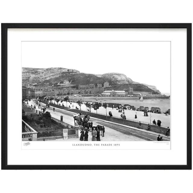 'Llandudno, the Parade 1895' - Picture Frame Photograph Print on Paper The Francis Frith Collection Size: 28cm H x 36cm W x 2.3cm D on Productcaster.