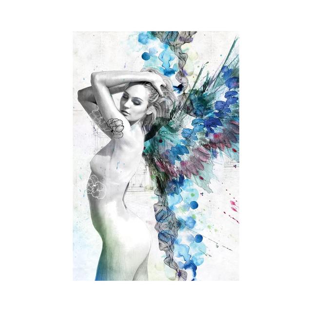 Water Angel by Caroline Wendelin - Wrapped Canvas Art Prints ClassicLiving Size: 45.72cm H x 30.48cm W x 1.91cm D on Productcaster.