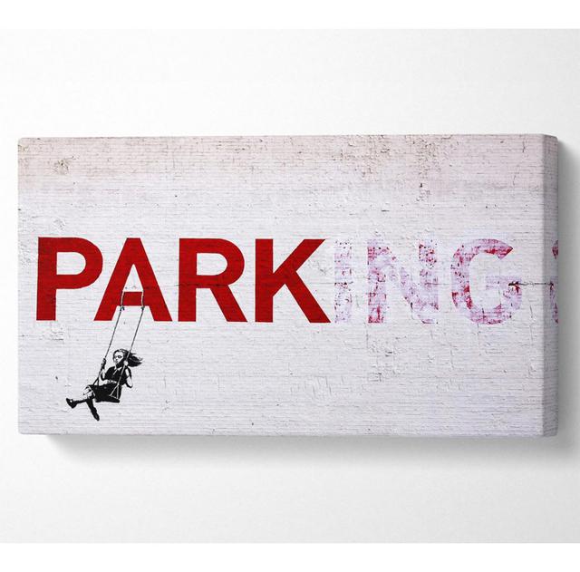 Park or Parking - Wrapped Canvas Art Prints Happy Larry Size: 101.6cm H x 203.2cm W x 1cm D on Productcaster.