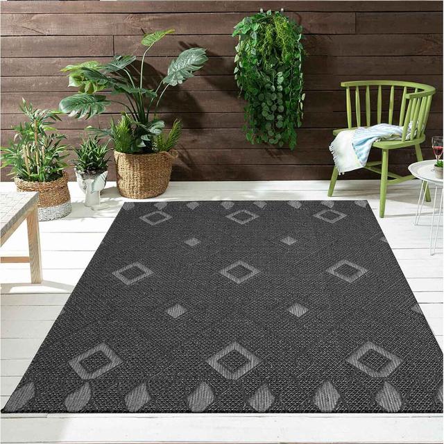 Burnley Flatweave Grey Rug Natur Pur Rug Size: Rectangle 160 x 220cm on Productcaster.