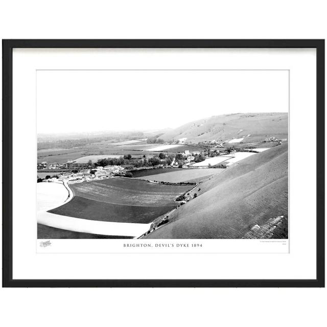 'Brighton, Devil's Dyke 1894' by Francis Frith - Picture Frame Photograph Print on Paper The Francis Frith Collection Size: 45cm H x 60cm W x 2.3cm D on Productcaster.