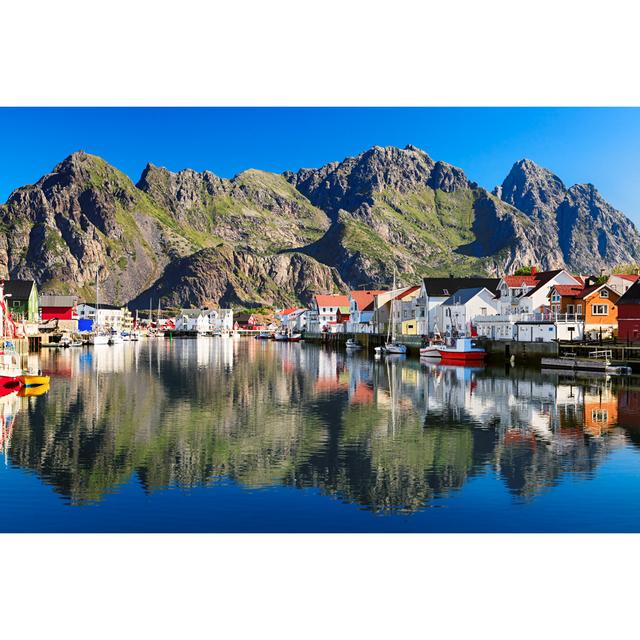 Henningsvaer by Rusm - Print Alpen Home Size: 51cm H x 76cm W x 3.8cm D on Productcaster.