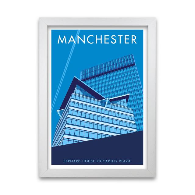 Manchester Bernard House by Stephen Millership - Print East Urban Home Frame Options: White, Size: 29.7 cm H x 21 cm W x 5 cm D on Productcaster.