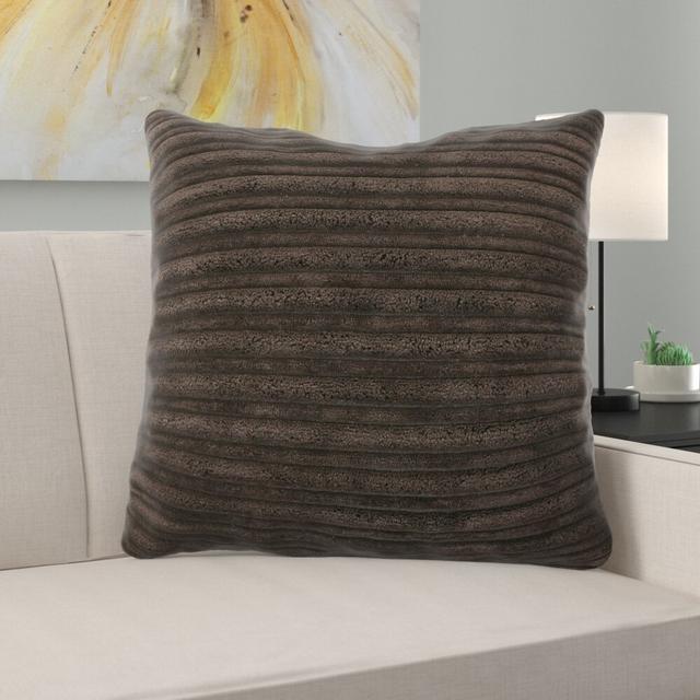 Moorebank Scatter Cushion with Filling Ebern Designs Colour: Aubergine, Size: 43 x 43cm on Productcaster.