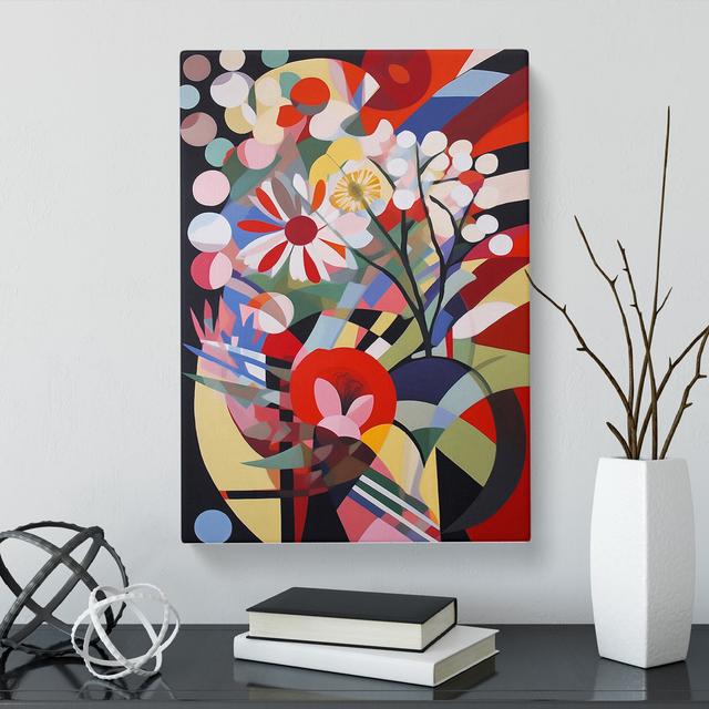 Annamarra Flowers Constructivism Vol.3 - Wrapped Canvas Print Marlow Home Co. Size: 50cm H x 35cm W x 3cm D on Productcaster.