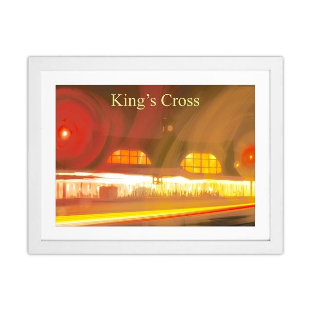 King's Cross by Richard O'Neill - Print Corrigan Studio Size: 43.5cm H x 53.5cm W x 3cm D, Format: White Framed on Productcaster.