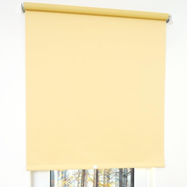 Blackout Blinds 17 Stories Size: 192cm x 180cm, Colour: Yellow on Productcaster.