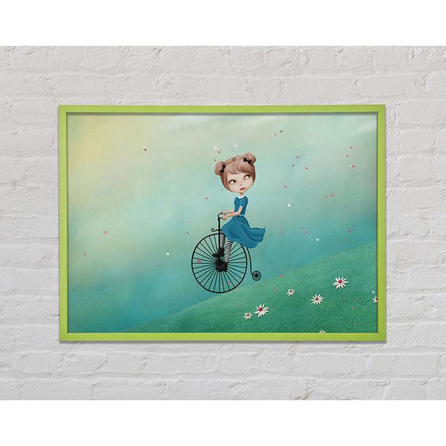 Doleman Alice In Wonderland Penny Farthing - Single Picture Frame Art Prints Ophelia & Co. Size: 29.7cm H x 42cm W x 2cm D on Productcaster.