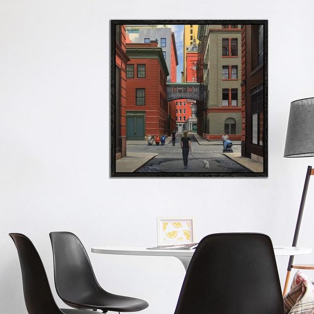 Staple Street Looking North by Nick Savides - Print on Canvas Latitude Run Size: 93.98cm H x 93.98cm W x 3.81cm D, Format: Black Framed on Productcaster.