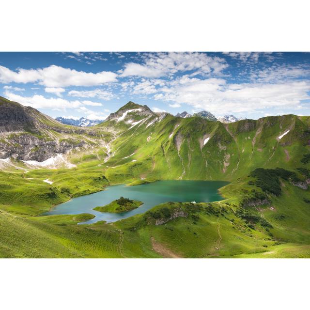 Schreeksee in Bayern - Drucken Alpen Home Größe: 80 cm H x 120 cm B on Productcaster.